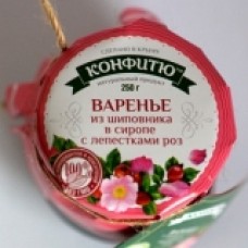 Крымское варенье Варенье шиповник в розовом сиропе 250 гр.